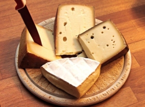 At the weekly market in Neuhausen you can also get delicoius cheese