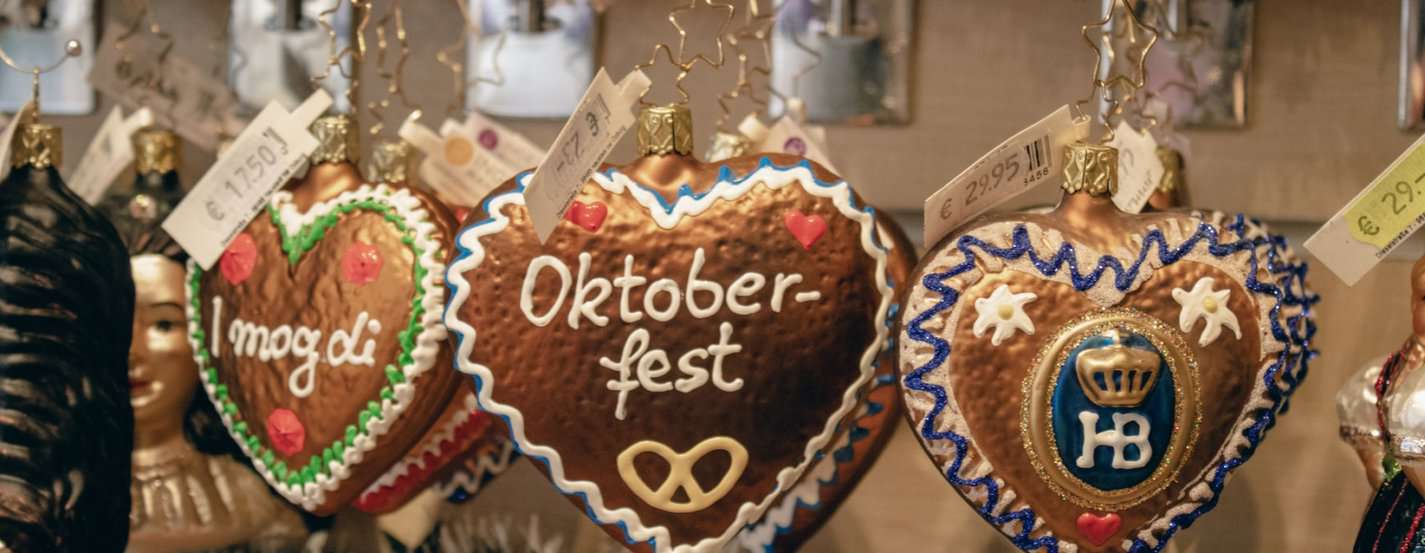 Lebkuchenherz beim Oktoberfest in München