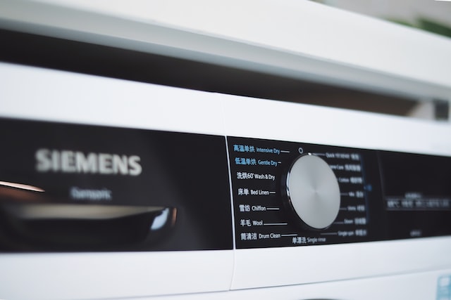 Siemens Logo on a washingmachine