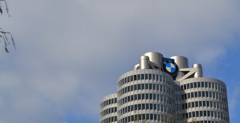 Top of the BMW building in Munich